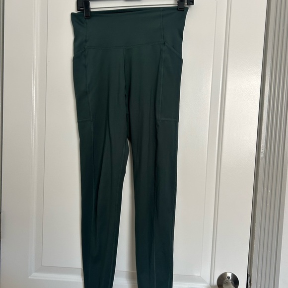 Girlfriend Collective Dark Green Activewear high rise  Leggings size medium - Picture 4 of 15